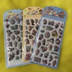 【最終セール‼️】3D立体シールセット 3枚　ラブブ