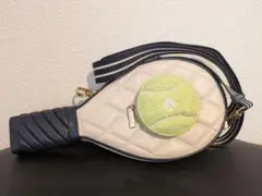 ケイト・スペード　グランド スラム 3D ミニ テニス ラケット クロスボディ