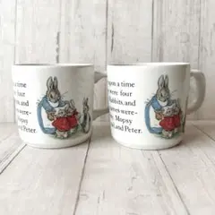 【廃盤品】ウェッジウッド ピーターラビット ビーカー マグカップ 英国製 旧刻印