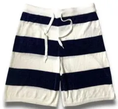 【新品】 ジェラートピケ オム ボーダー ハーフパンツ M