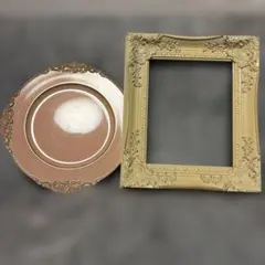 装飾用　インテリアフレーム　プレート　2点セット