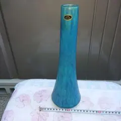 手作り信楽焼花瓶レトロ