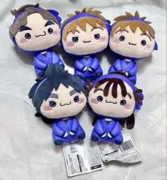 忍たま乱太郎　もちぴこ　ぬいぐるみ　久々知　尾浜　鉢屋　不破　竹谷　五年生