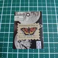 シール（非防水）【2枚目50円】レトロ　蝶　宇宙　ビンテージNo.21622