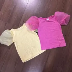 ZARA フリル袖 Tシャツ 2枚セット
