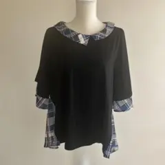 オシャレウォーカー半袖レイヤード風トップスのサムネイル
