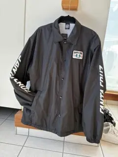 サンタクルーズ コーチジャケット ブラック　マリア プレイハンド サンタクルーズ コーチジャケット ブラック マリア プレイハンド