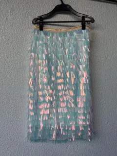 スパンコールスカート