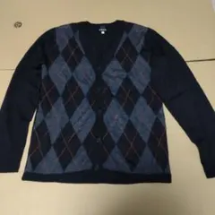 ザショップTK ダイヤモンド模様のニットカーディガン Mサイズ