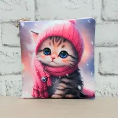 【クロム様専用】可愛い猫ちゃんシリーズ❤フラットポーチ❤