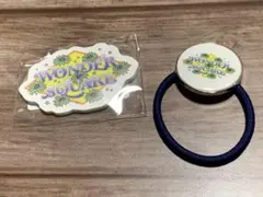 初期不良有り　ヘアゴム(ツアーロゴデザイン)＆付箋セット②