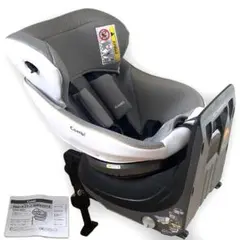 【美品】Combi コンビクルムーヴスマート ISOFIX JL-540 グレー