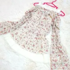 フェアリーグランジ 2点セット レース 花柄 チュニック キャミソール 姫ギャル