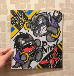 ライバル【クロワデュノール✖マスカレードボール】ミニキャラ♪競馬イラスト(^^)