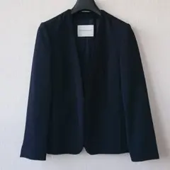 新品未使用＊Ballsey ドライダブルクロス ノーカラー ジャケット ネイビー