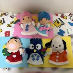 【激レア・レトロ】SANRIO サンリオ キャラクターズ クリスマス パペット