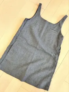 美品ZARAkidsグレージャンパースカート