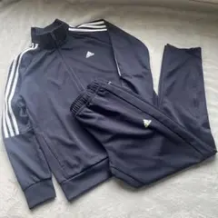 adidas ネイビー ジャージ 上下　J160