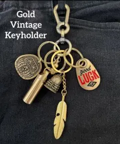 キーホルダー キーフック カラビナ ヴィンテージ アメカジ 古着 ブロンド