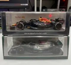 W13E バーレーン G.ラッセル RB18 マイアミ M.フェルスタッペン2台のサムネイル