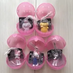 サンリオキャラクターズ ミニチュアチャーム　ライブキャラクター　ガチャ　コンプ
