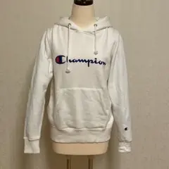 Champion パーカー ホワイト Lサイズ（細身）