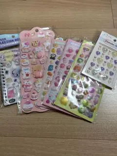 うさぎ　シール帳　ぷくぷくシール