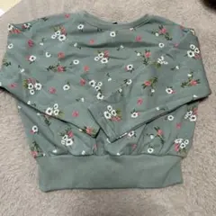 花柄トレーナー 130