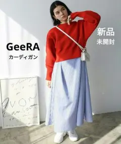 【新品☆未開封】GeeRA 前後2way パールボタンカーディガンのサムネイル