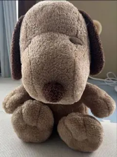 スヌーピー　ぬいぐるみ　ブラウン