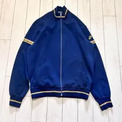 80s NIKE ナイキ 刺繍 トラックジャケット ジャージ 紺タグ Lサイズ