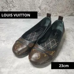 美品【ルイ・ヴィトン】モノグラム バレエシューズ 希少 イタリア製のサムネイル