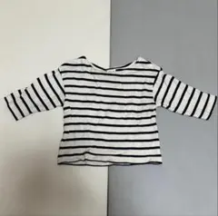 ストライプ柄 長袖Tシャツ 70cm