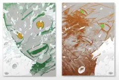ヒロアカ原画展 A2アートポスター2枚セット The Begining - メルカリ