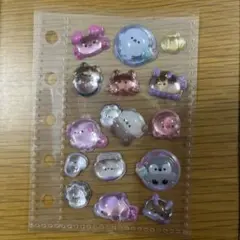 ボンボンドロップシール　海の生き物　おすそ分け