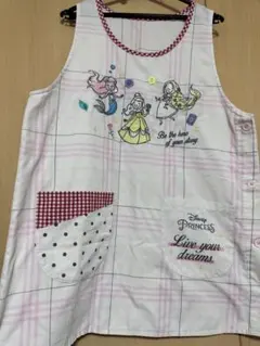 ディズニー　ラプンツェル　アリエル　ベル　エプロン
