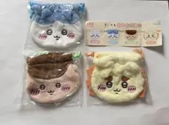 ちいかわ おかお巾着 ガチャ　シーサー　ハチワレ　くりまんじゅう