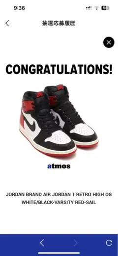 JORDAN AIR JORDAN 1 RETRO HIGH OG