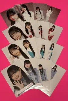 目黒陽色 櫻坂46 生写真 摩擦係数 新参者 赤白 赤緑 水色16種コンプのサムネイル