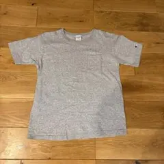美品　Champion made in USA_T1011_霜降りグレーポケ付