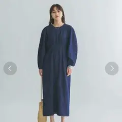 未使タグ付き　KBF　アーバンリサーチ　カーブスリーブデニムワンピース 春秋冬