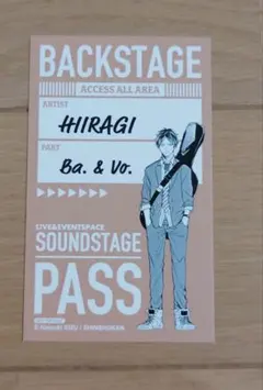 ギヴン アニカフェ 特典 バクステパス風ステッカー 柊 アニメイトカフェ