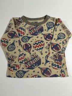 WASK DENIM バルーンプリント Tシャツ 80のサムネイル
