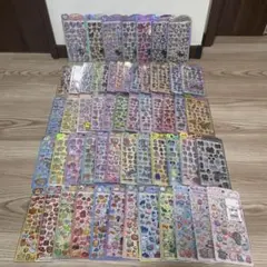 正規品　うるちゅるシール　まとめ売り　サンリオ　ディズニー　オリジナルなど57点