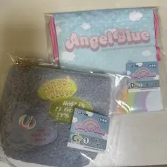 エンジェルブルー　ポーチ巾着セット　エニマイくじ