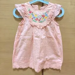 SUNNY Landscape 花柄刺繍 トップス ピンク 90のサムネイル