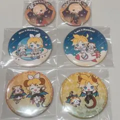 ピアプロ 鏡音リン・レン 缶バッジ 6点セット