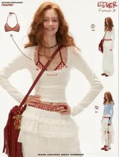 MAMC ロングカットソー＆ブラキャミソール セット