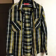 エドウィン チェックシャツ 厚手 M