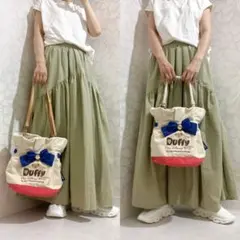 Disney ディズニー ダッフィー 2way バッグ